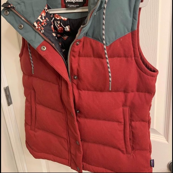 Incredibly Rare Drumfire Red Mushroom Patagonia Bivy Vest XS - Picture 6 of 8